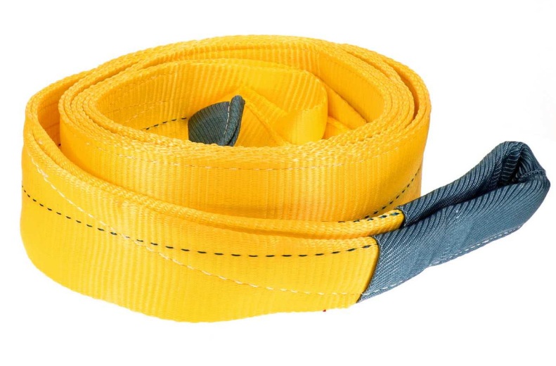 ANCRA 20-EE2-9804X12 4" X 12' YELLOW 2-PLY TAPERED LOOP EYE-TO-EYE LIFTING SLING