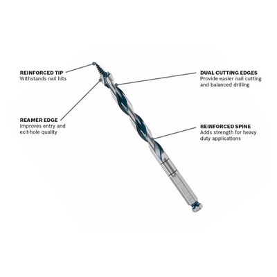 BOSCH 3/8X17-1/2 DAREDEVIL AUGER BIT