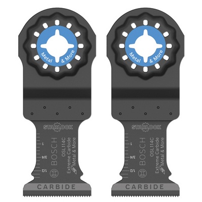 BOSCH OSL114C-2 OSC. MTOOL BLADES 2 PACK