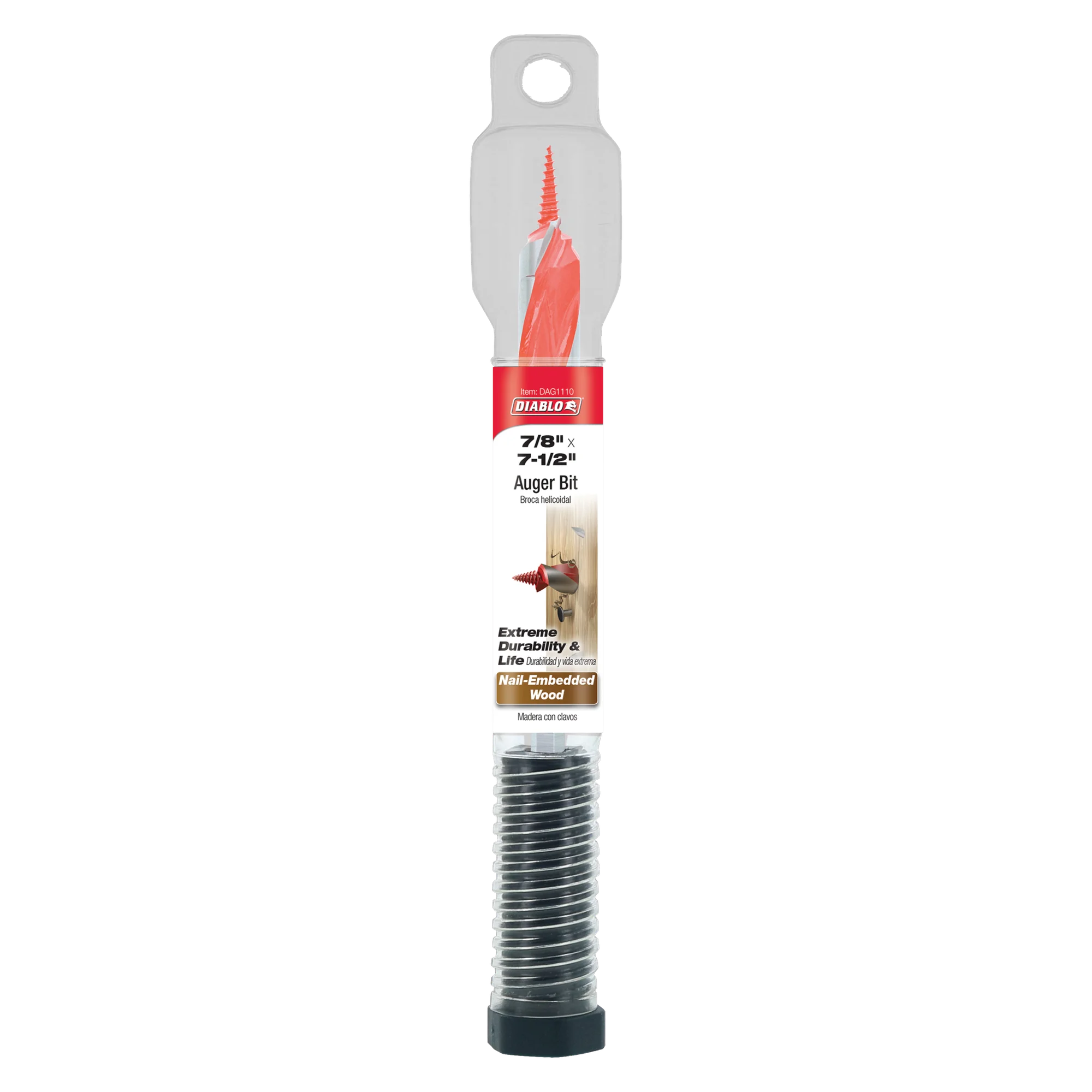 DIABLO DAG1110 7/8"X7-1/2" AUGER BIT