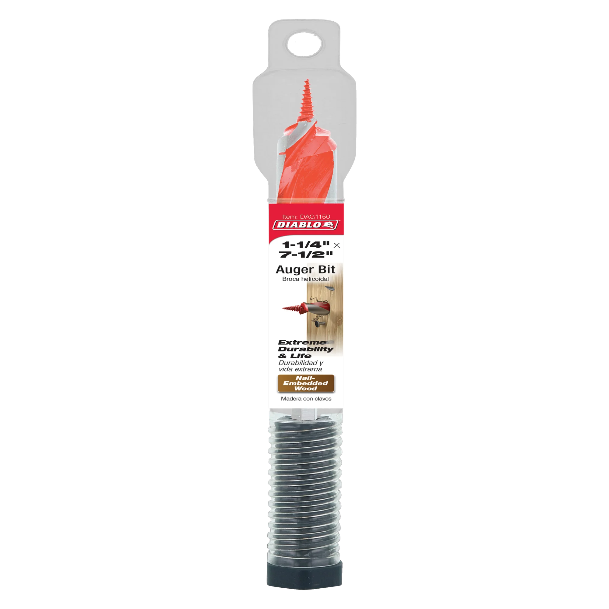 DIABLO DAG1150 1-1/4"X7-1/2" AUGER BIT