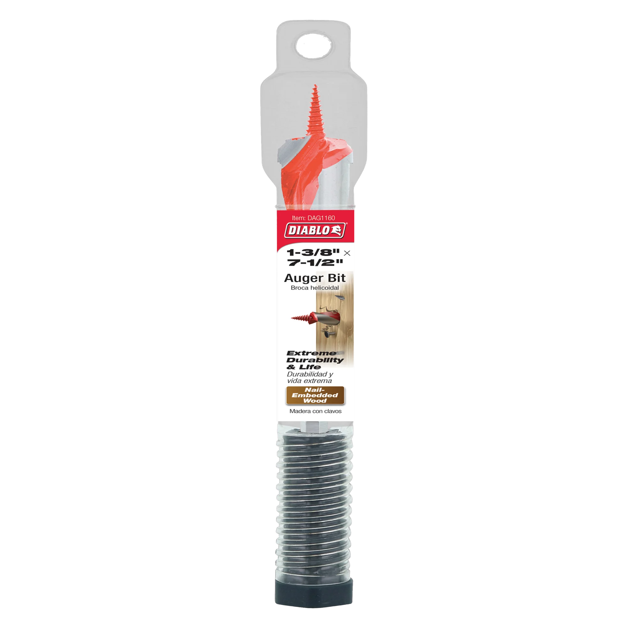 DIABLO DAG1160 1-3/8"X7-1/2" AUGER BIT