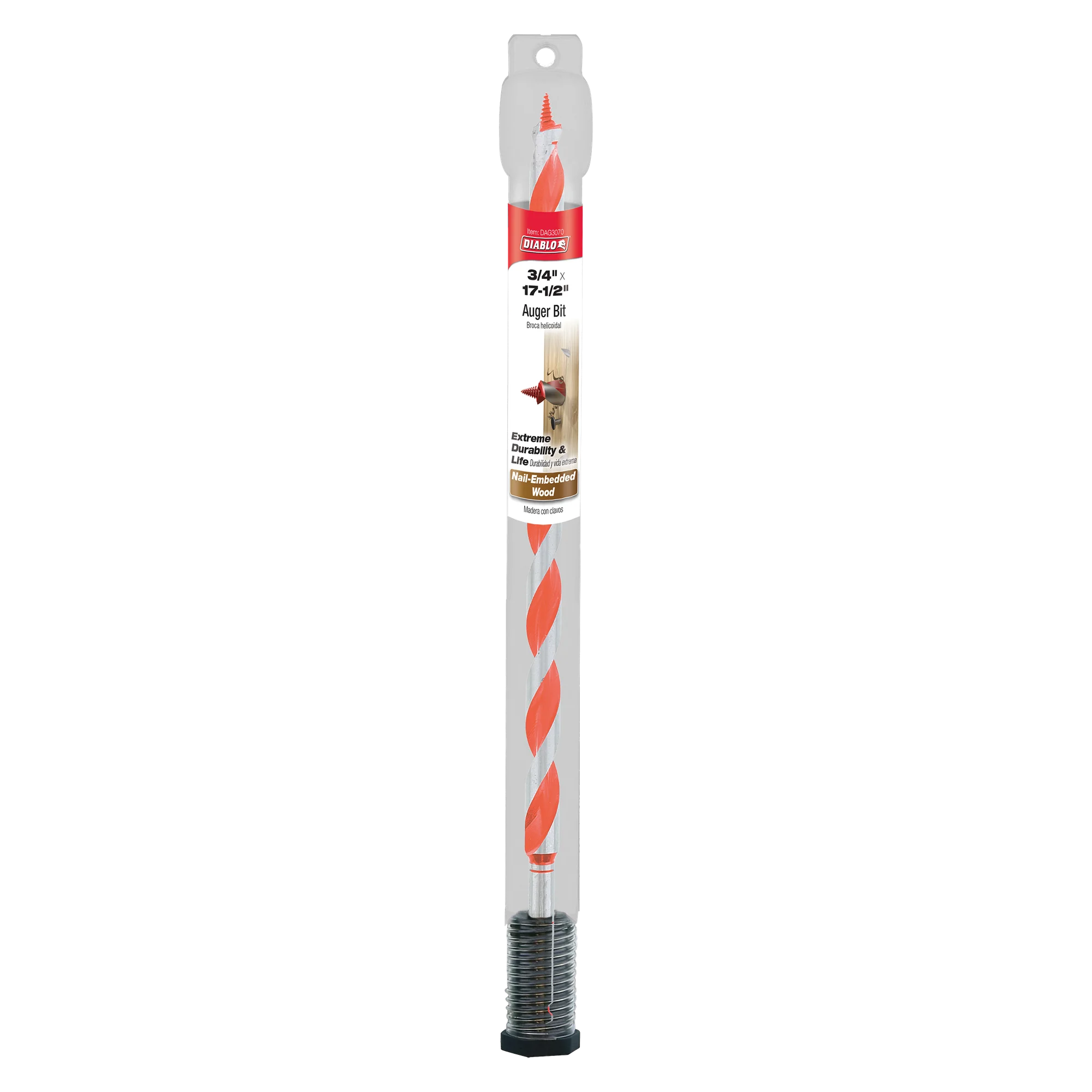 DIABLO DAG3070 3/4"X17-1/2" AUGER BIT