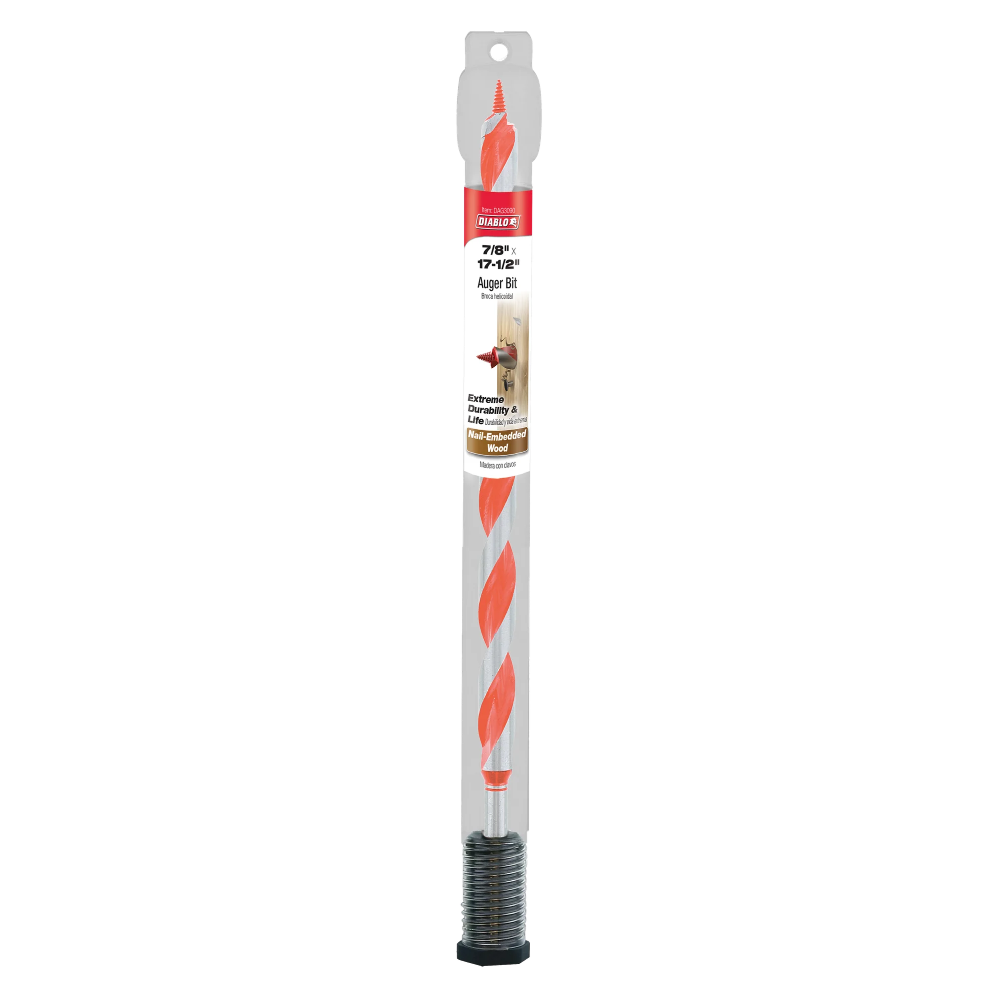 DIABLO DAG3090 7/8"X17-1/2" AUGER BIT