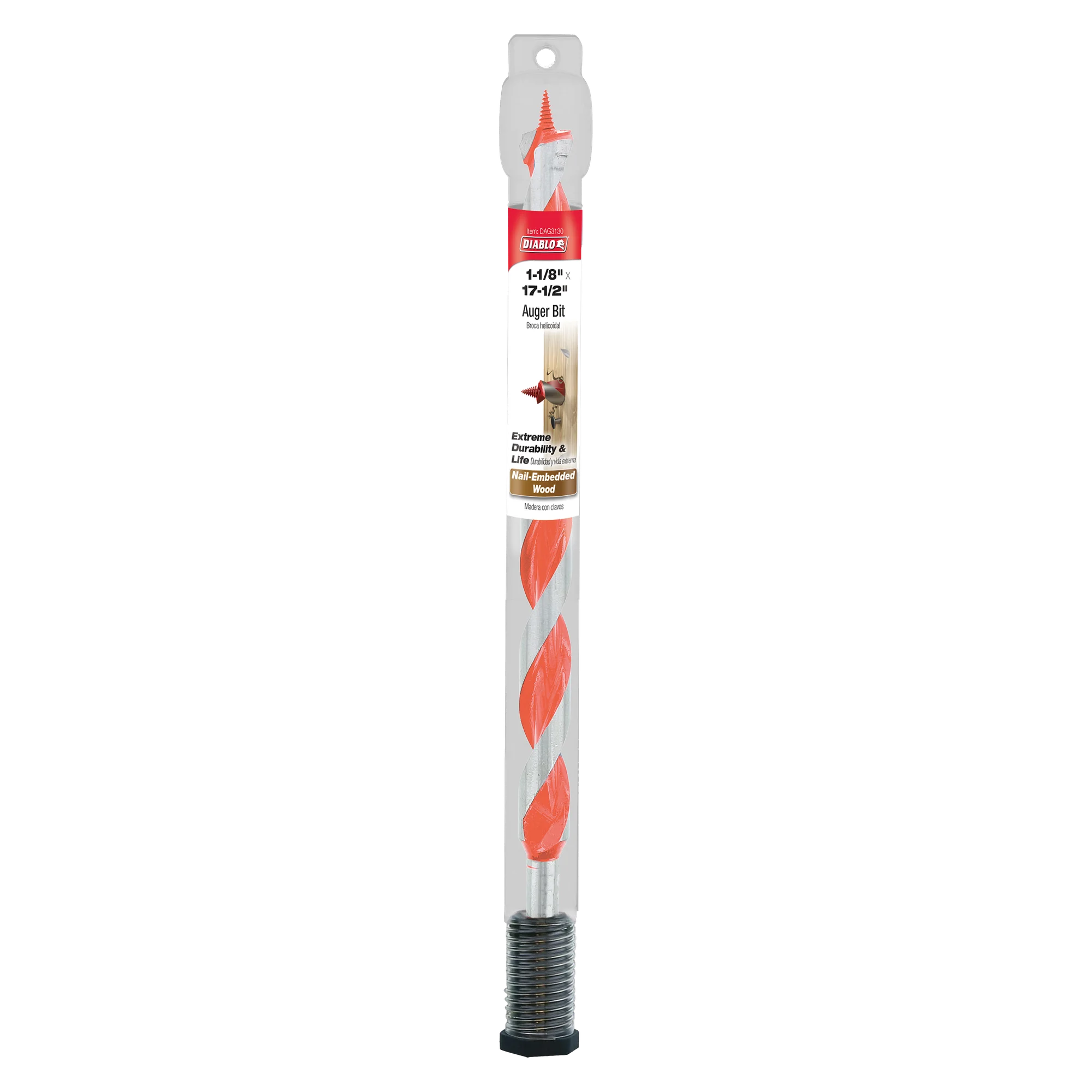 DIABLO DAG3130 1-1/8"X17-1/2" AUGER BIT