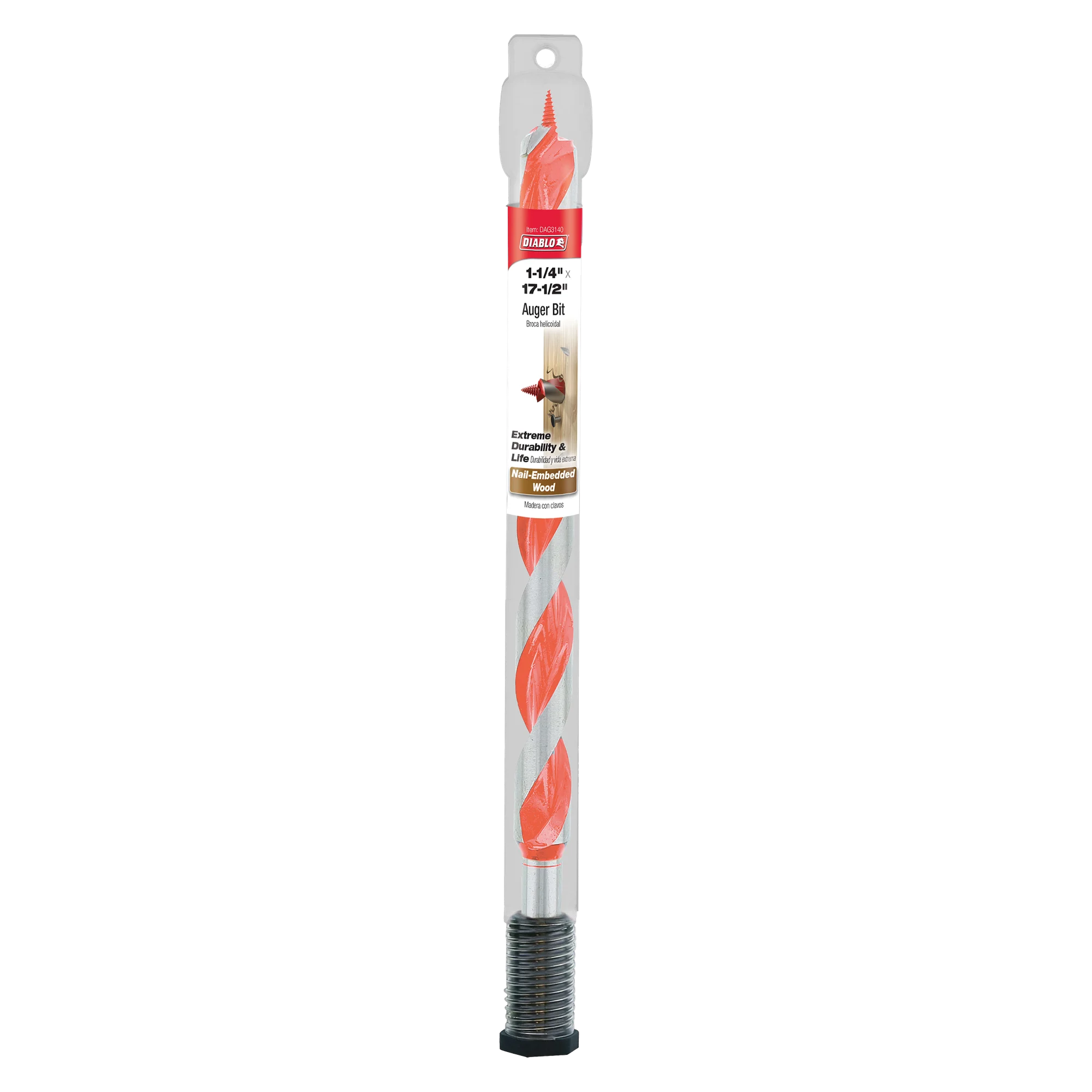 DIABLO DAG3140 1-1/4"X17-1/2" AUGER BIT