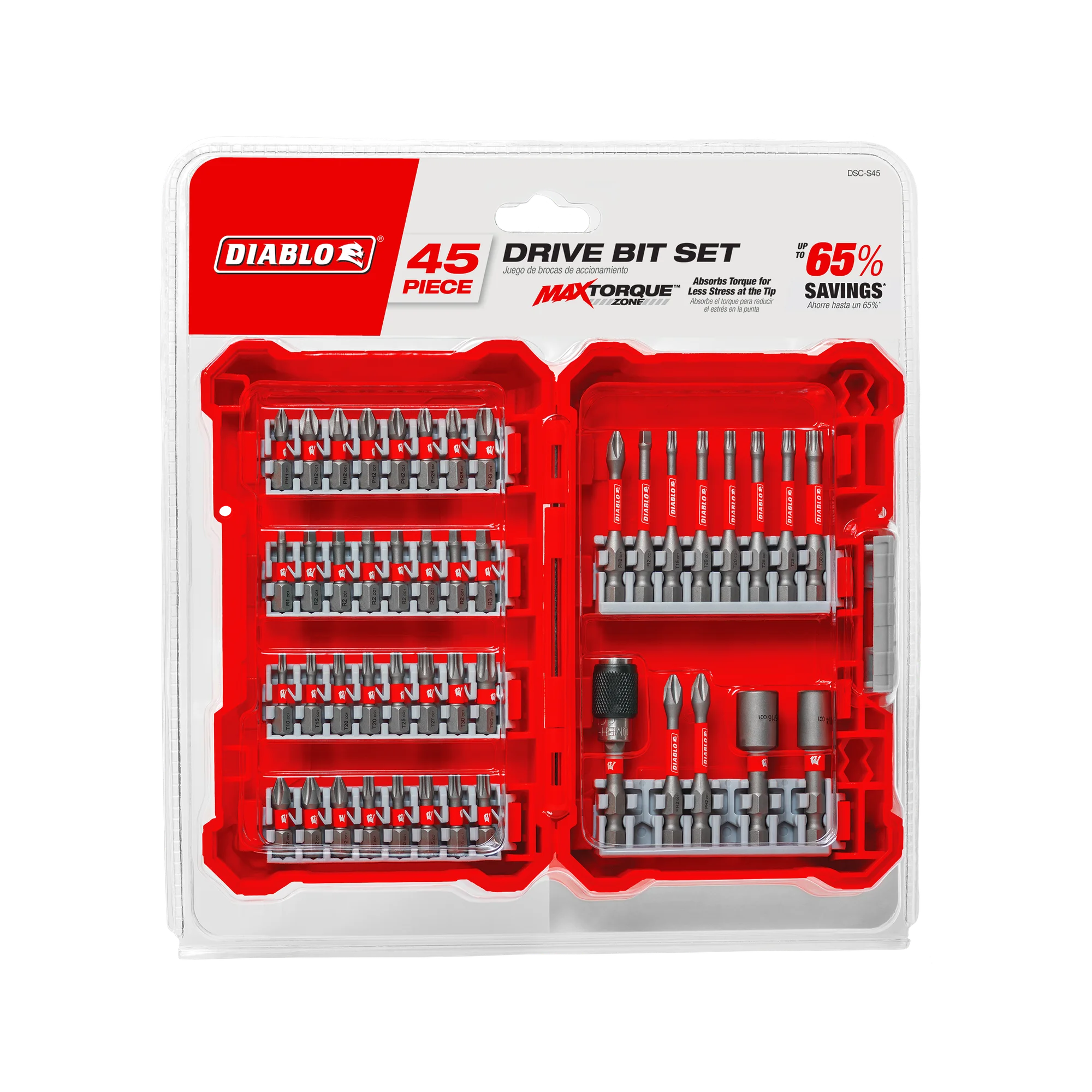 DIABLO DSC-S45 45PC SCREWDRIVING SET