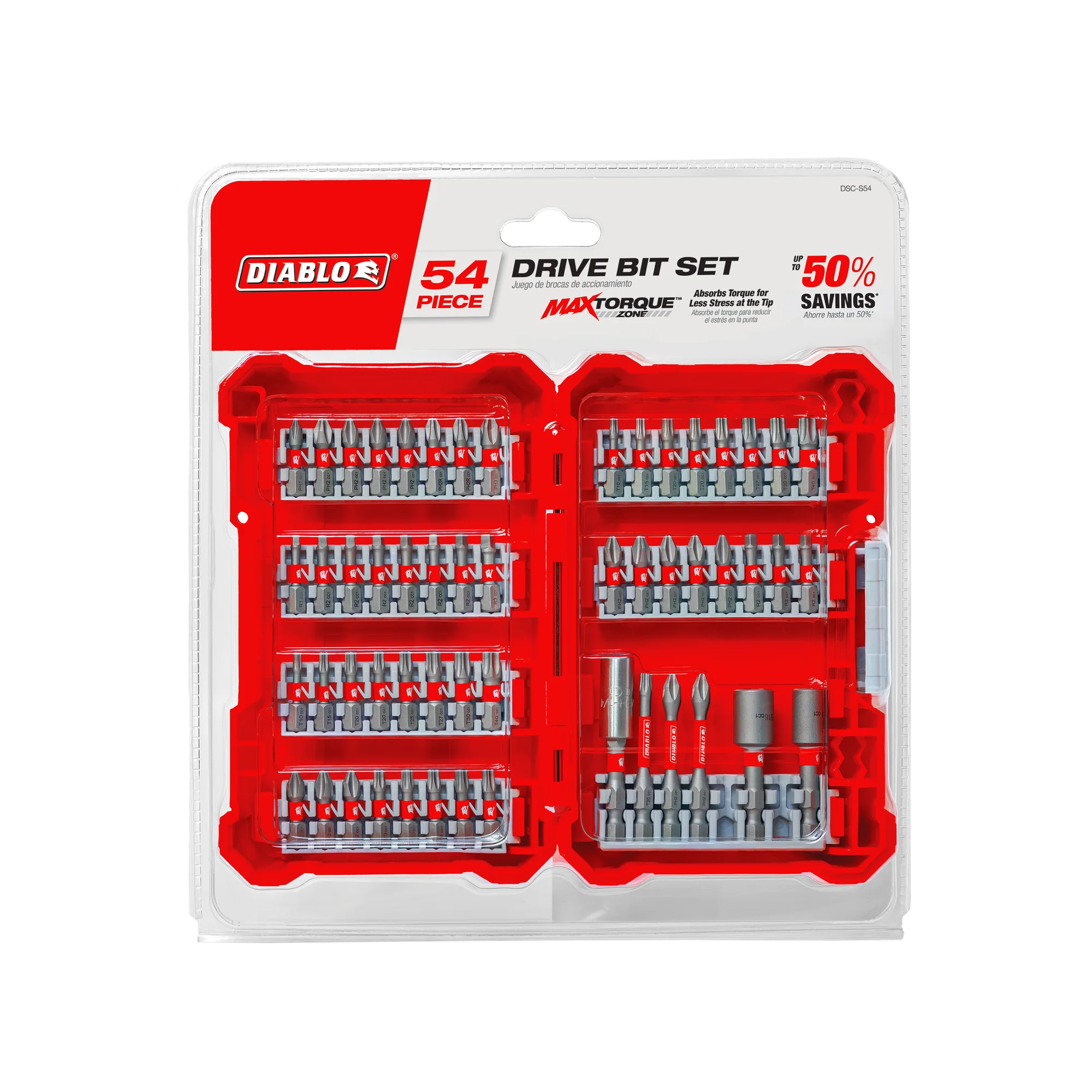 DIABLO DSC-S54 54PC SCREWDRIVING SET