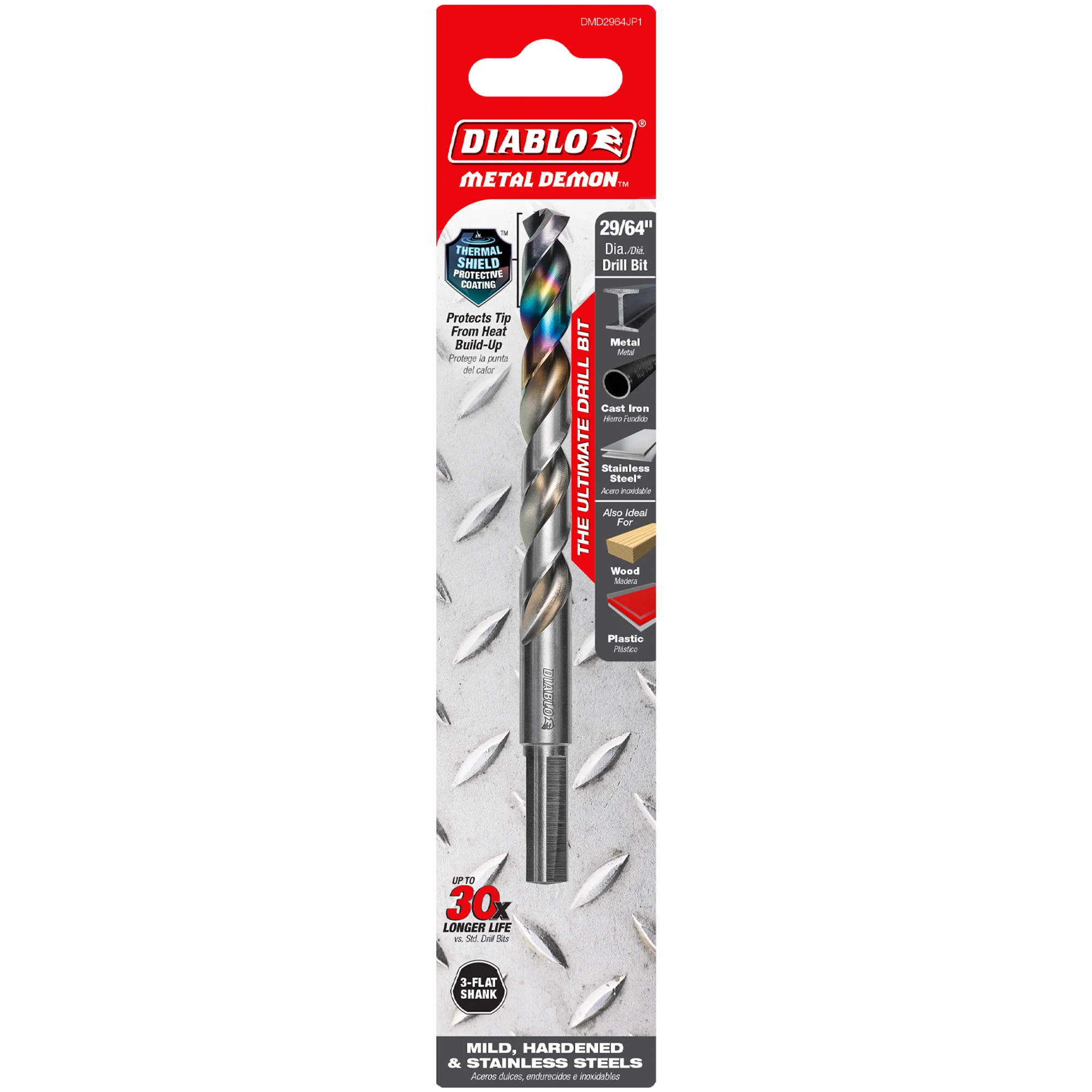 DIABLO DMD2964JP1 29/64" METAL DRILL BIT FOR MILD,