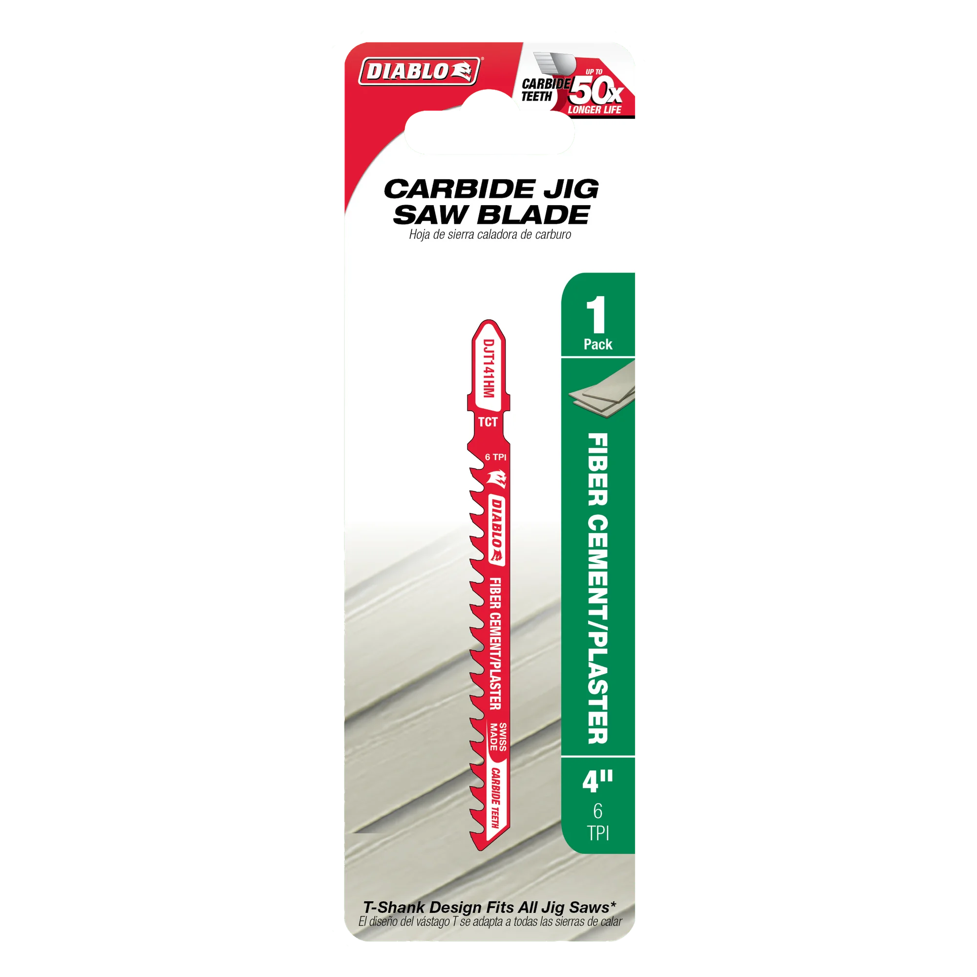 DIABLO DJT141HM 4" 6TPI T-SHANK HARDY BL