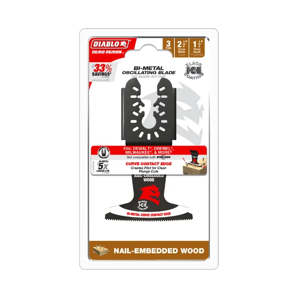 DIABLO DOU250BW3 3PK 2-1/2" OSC BLADE