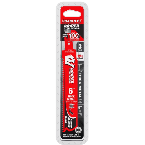 DIABLO DS0608CFA3 3PK 6"SD AMPED CARBIDE