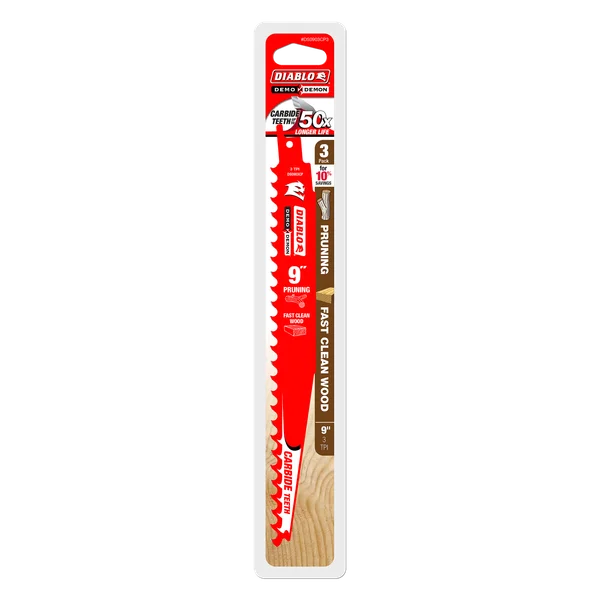 DIABLO DS0903CP3 3PK 9" PRUNING BLADE
