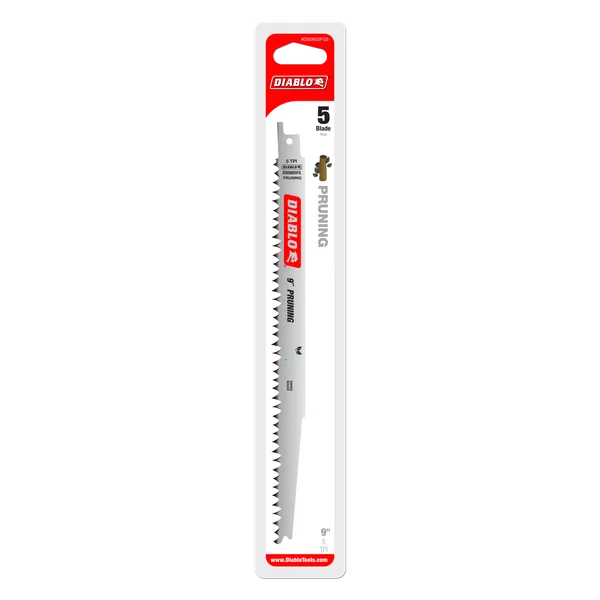 DIABLO DS0905FG5 5PK 9" FLEAM GRND PRUNE