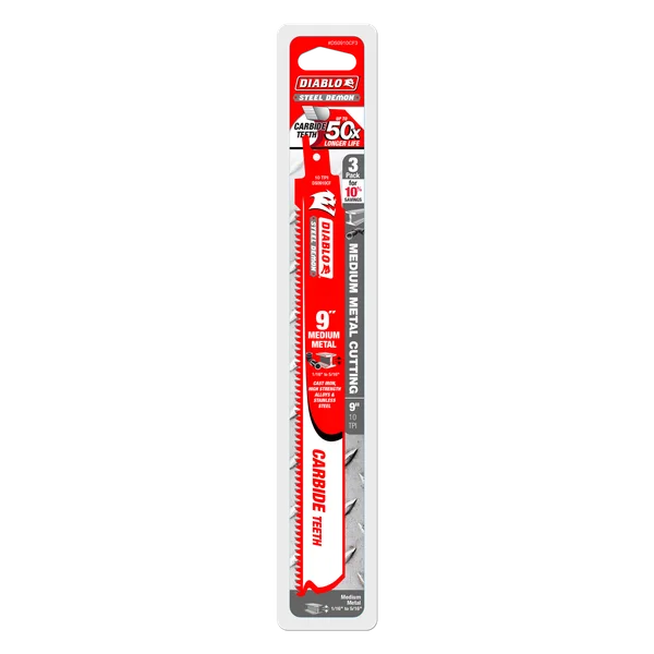 DIABLO DS0910CF3 3PK 9" STEEL DEMON MED