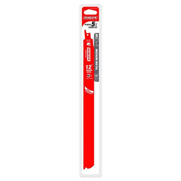 DIABLO DS1214BF5 5 PACK 12" STEEL DEMON