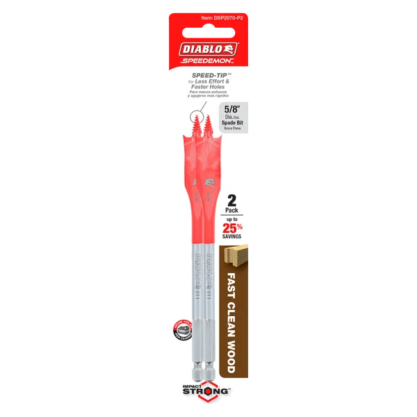 DIABLO DSP2070-P2 5/8"X6" 2PK SPEEDEMON