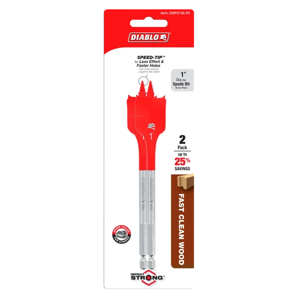 DIABLO DSP2130-P2 1"X6" 2PK SPEEDEMON BT