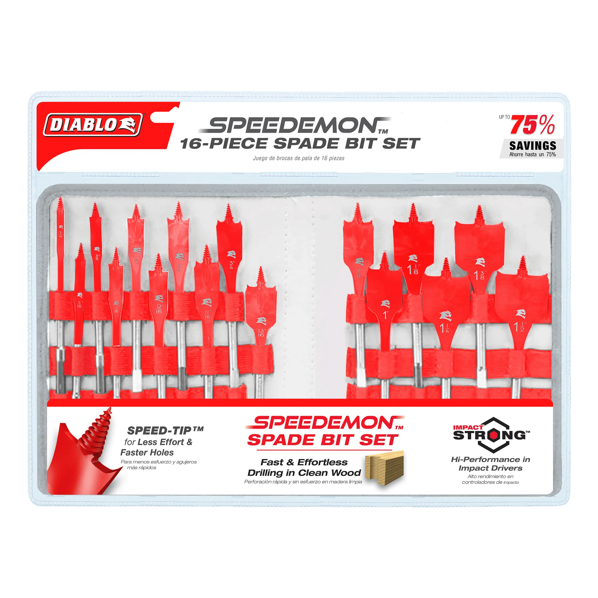 DIABLO DS2980-S16 16PC SPEEDEMON SET