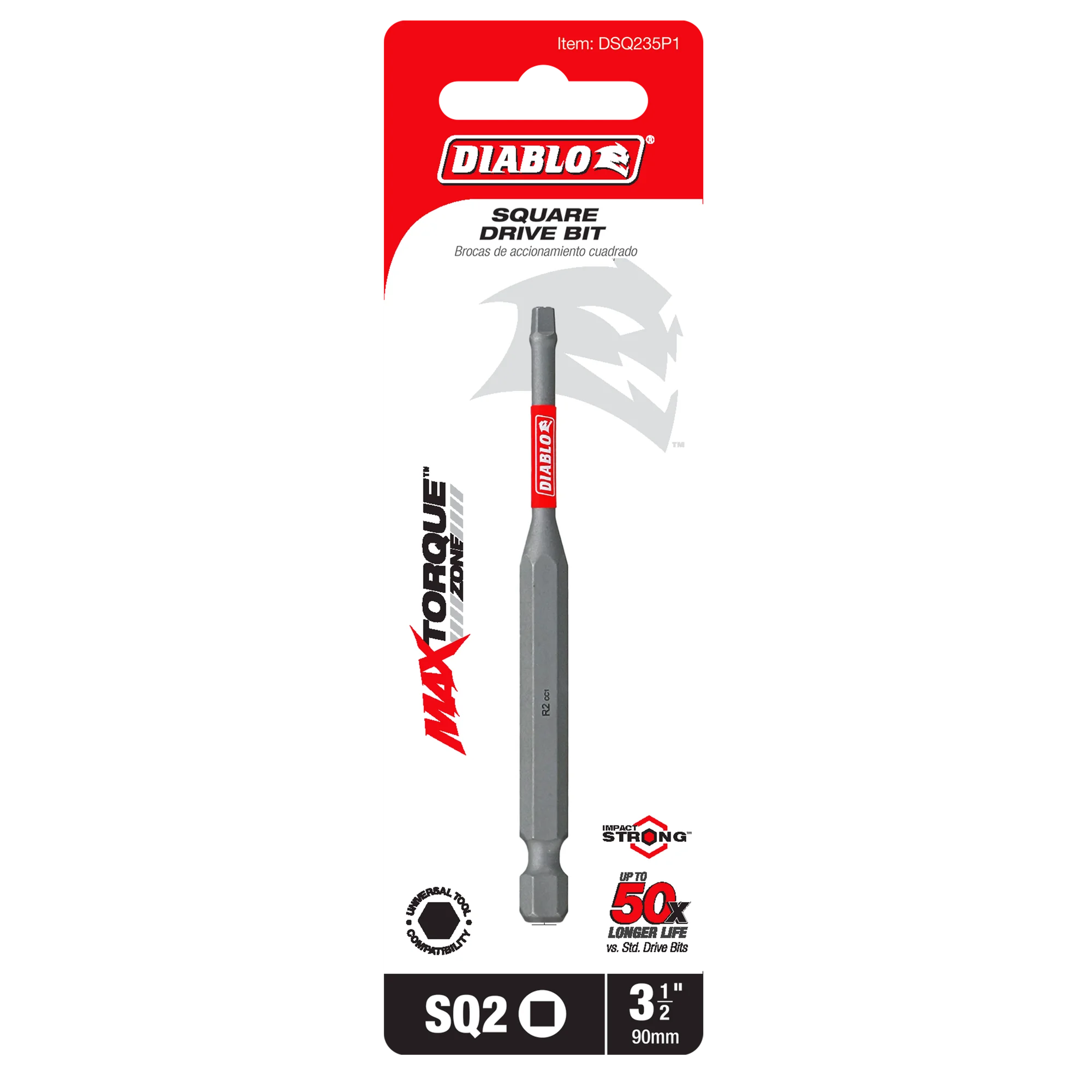 DIABLO DSQ235P1 INSERT BIT SQ2 3.5"