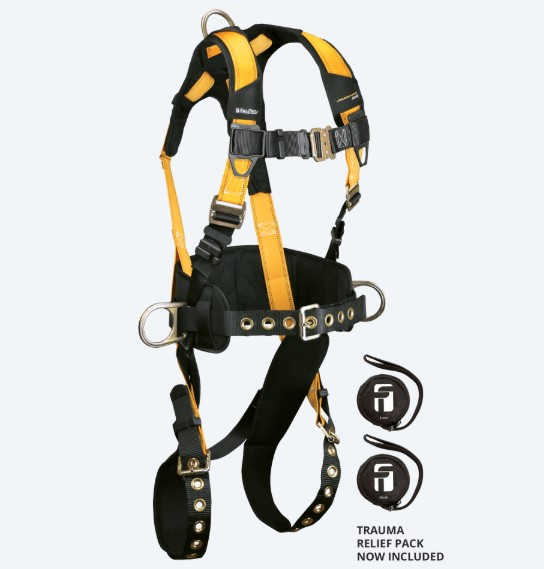 FALLTECH 7035BM MED YELLOW JOURNEYMAN FLEX HARNESS