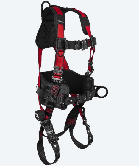 FALLTECH 7078CSM SM/MD RED TRADESMAN PRO HARNESS