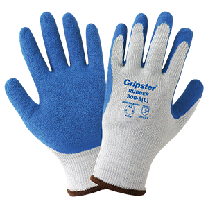 GLOBAL 300-7(S) 10GA, GRAY SEAMLESS POLYESTER SHELL, PUNCTURE-RESISTANT