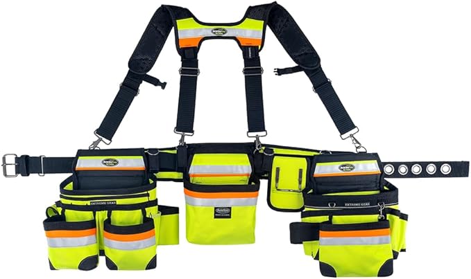 HI-VIS 3 BAG RIG #55185-HVOY BELT