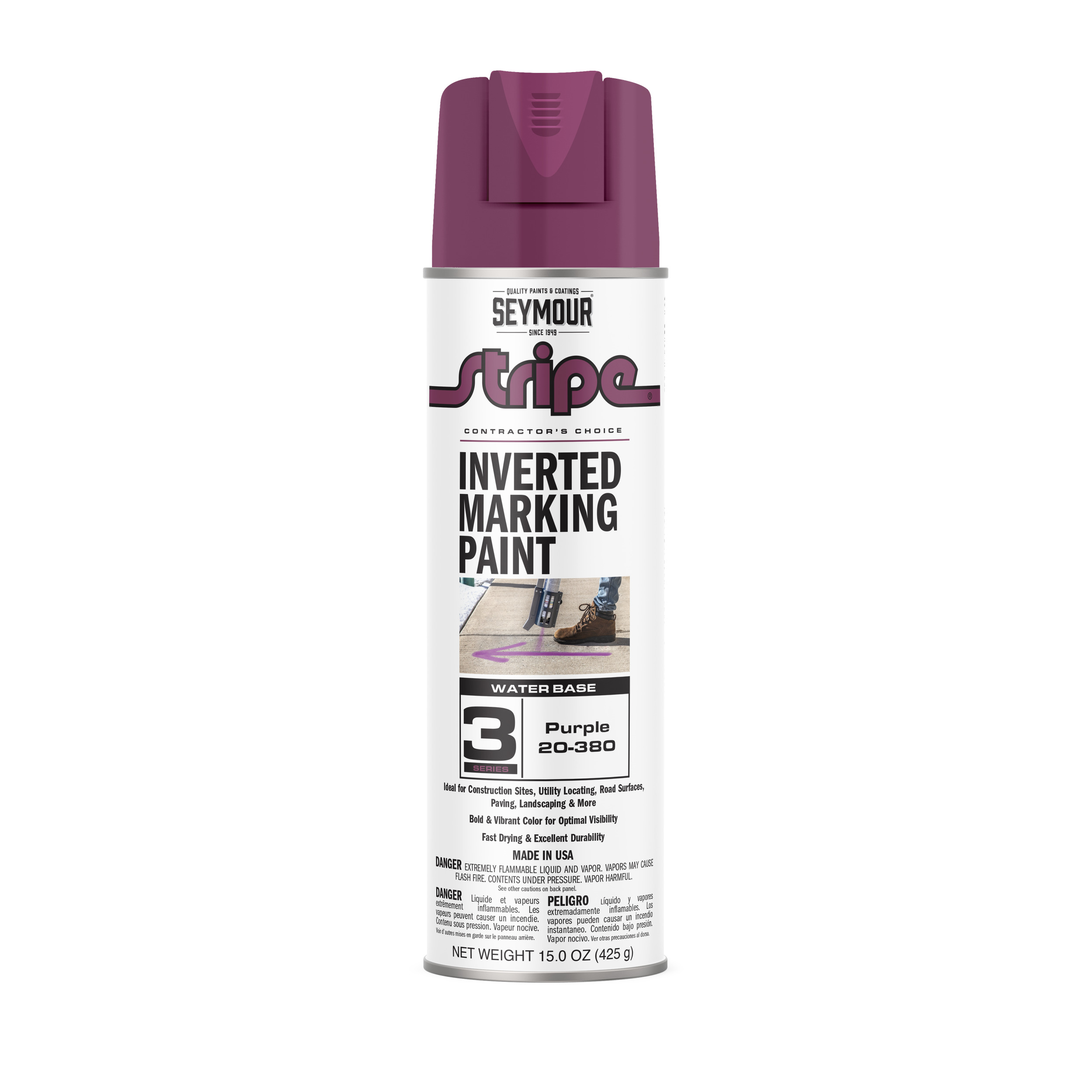 SEYMOUR 20-380 FLO PURPLE   CONST.PAINT
