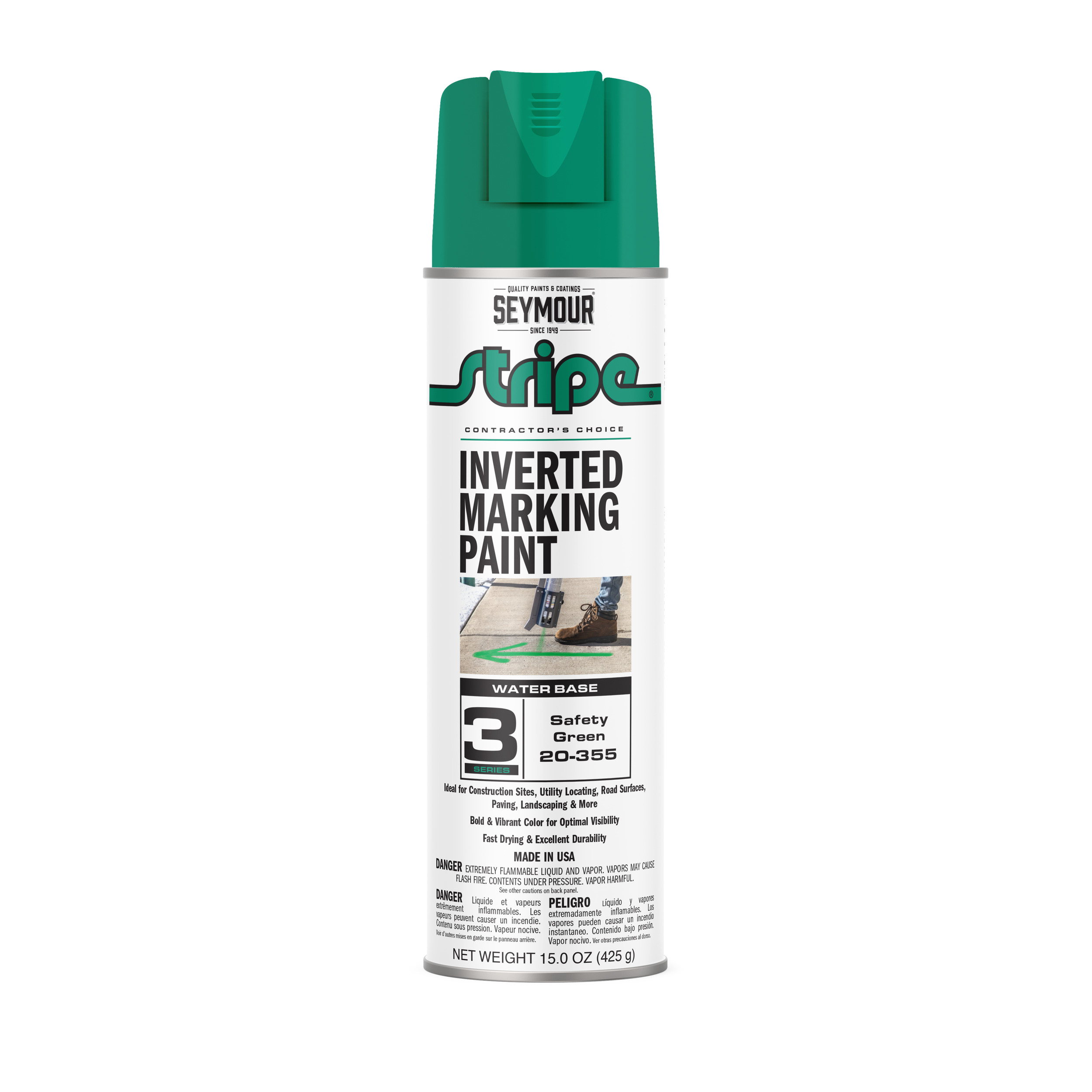 SEYMOUR 20-355 SAFETY GREEN CONST.PAINT