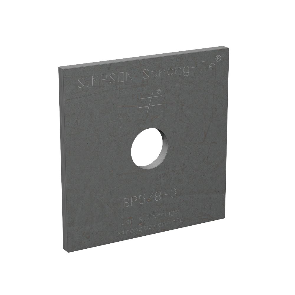SIMPSON BP 5/8 2.5X2.5X.25 5/8" BEARING PLATE