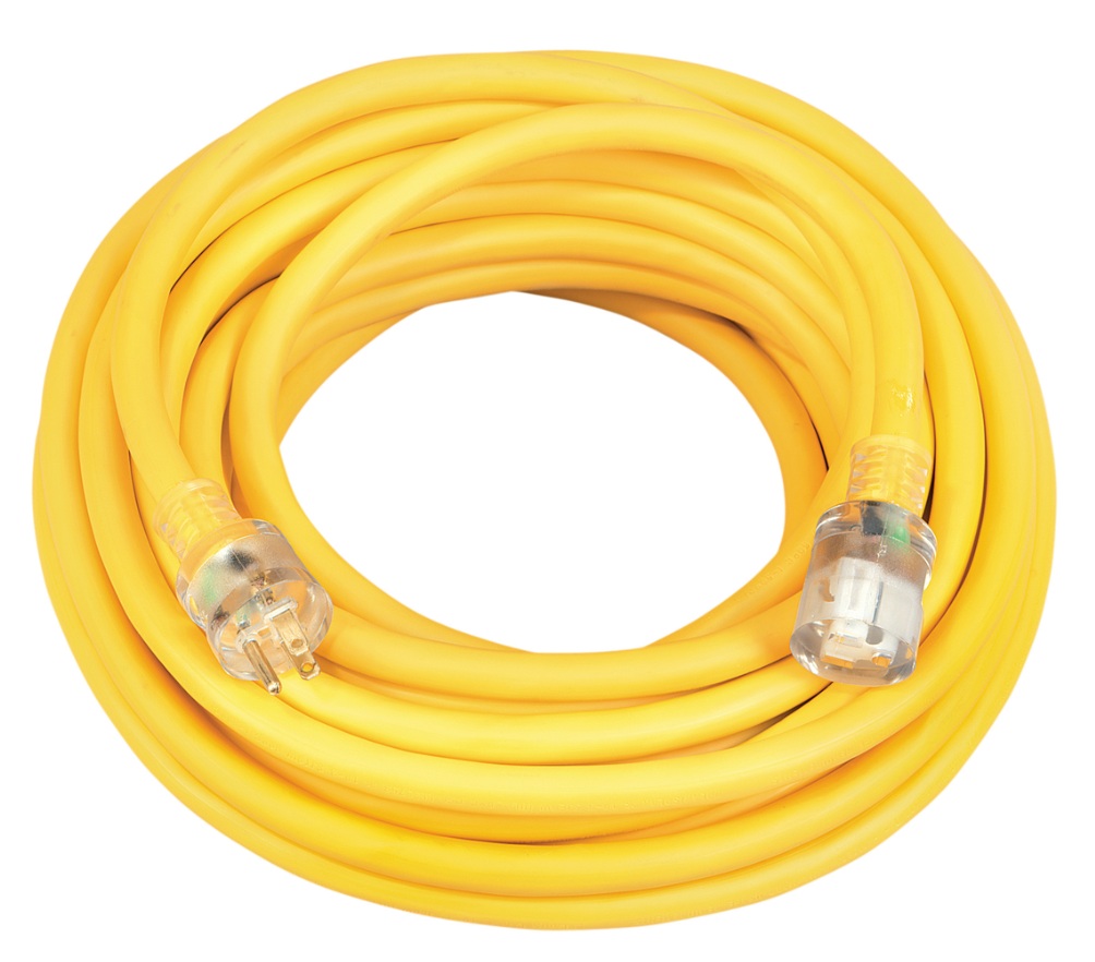 SOUTHWIRE 2689SW0002 10/3 YELLOW 100' 300V SJTW CORD