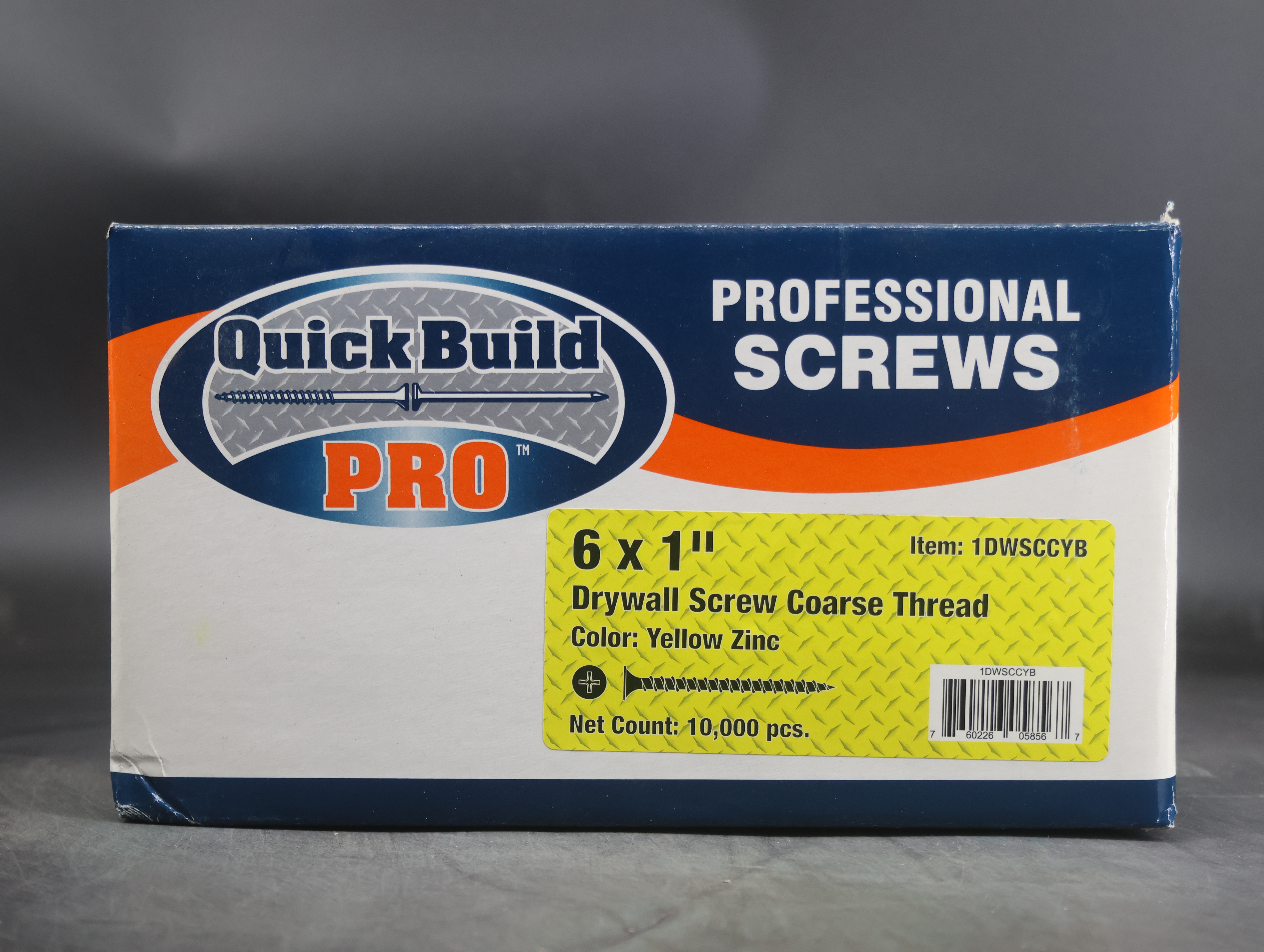 #6 X 1" DECK SCREW YELLOW GALV.