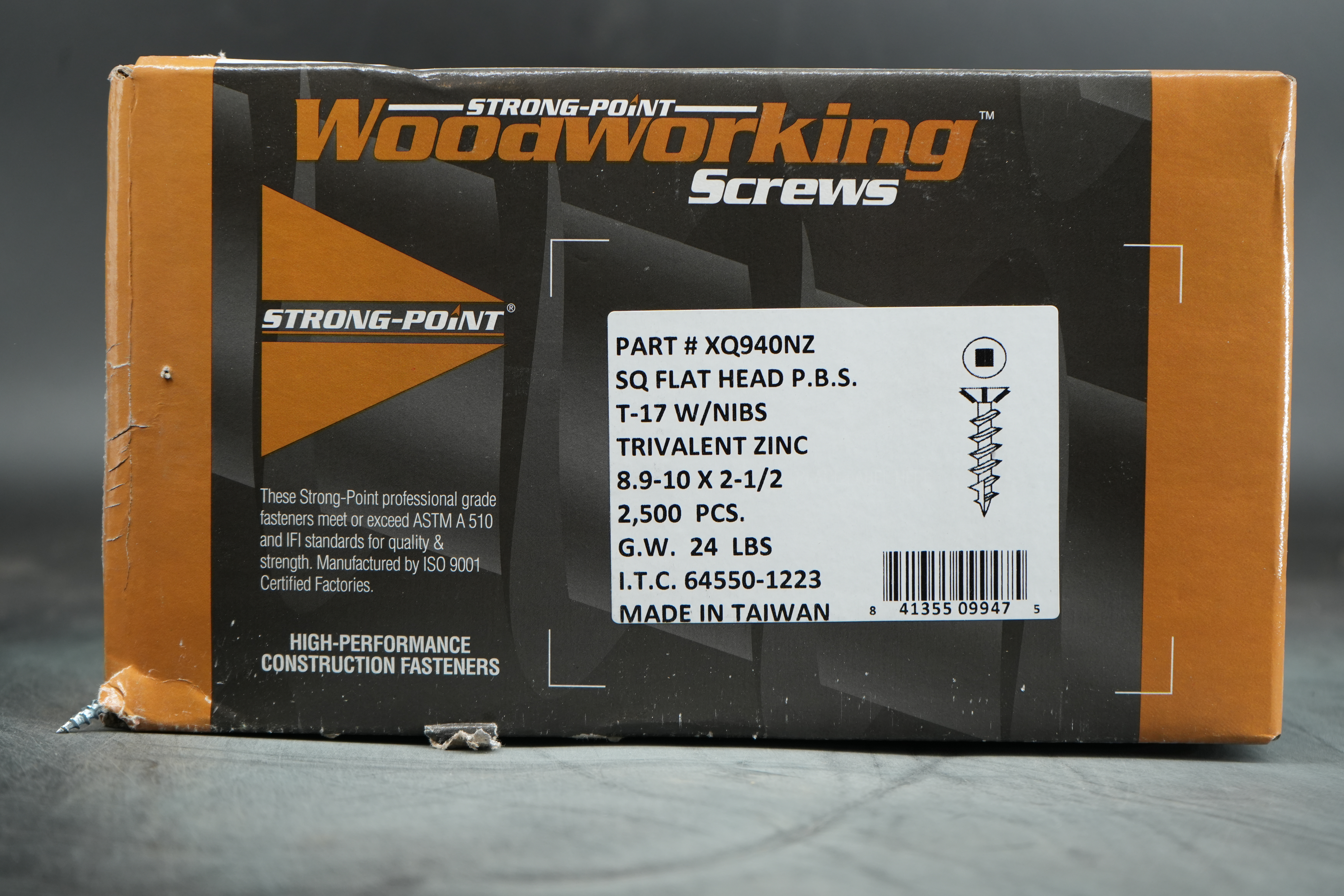 #9X2-1/2" PARTICLE BOARD W/NIBS