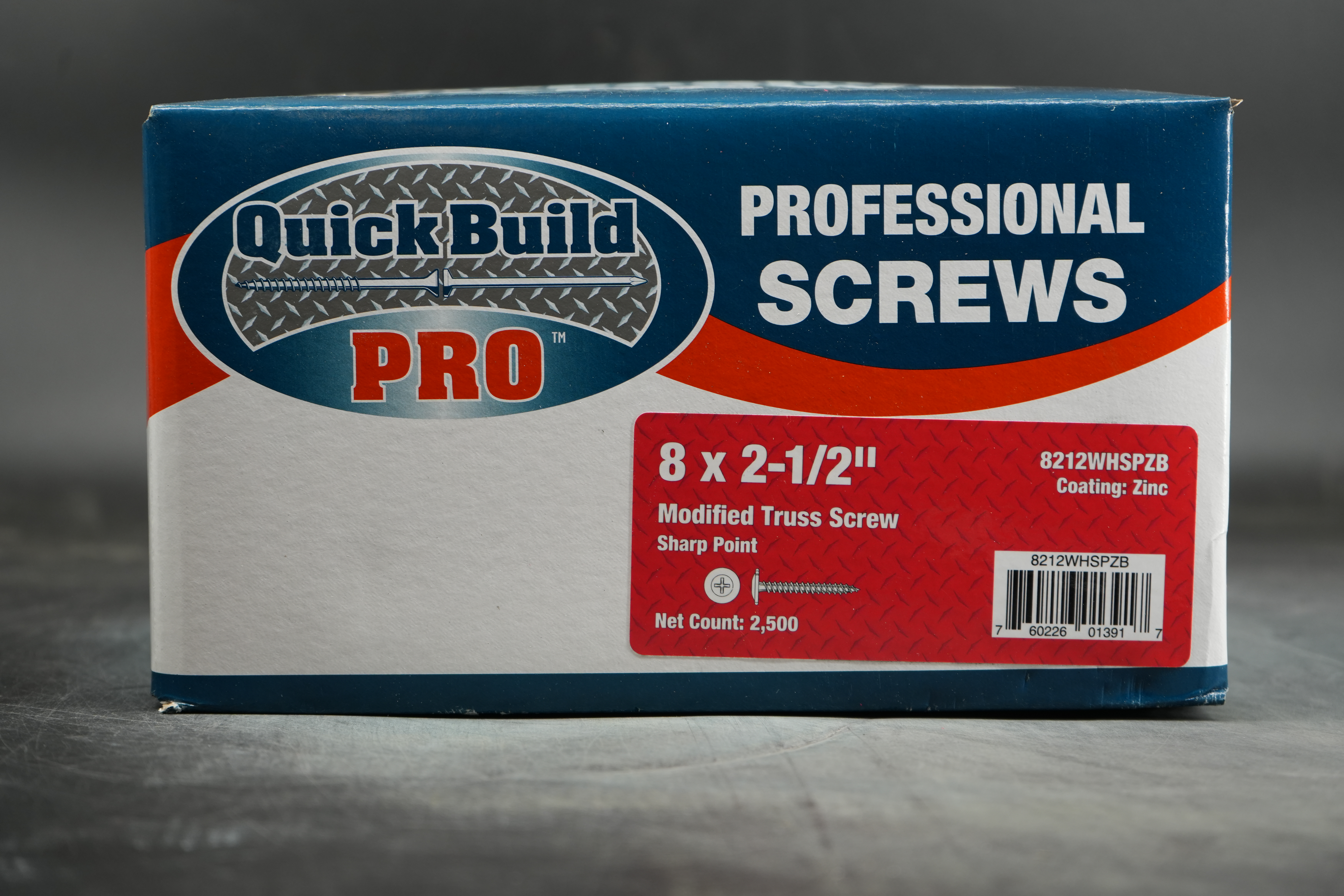 #8X2-1/2"  MODIFIED TRUSS HEAD