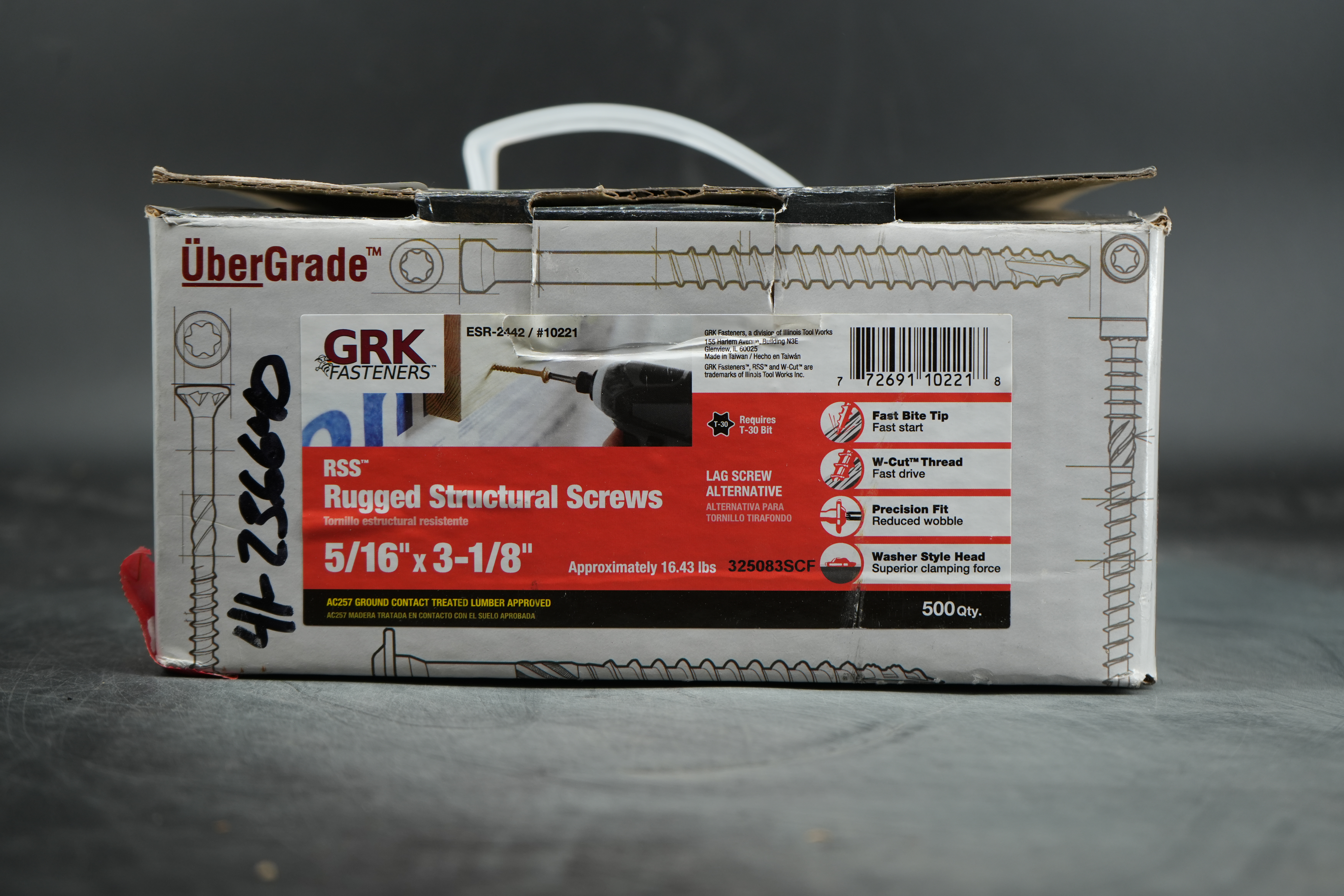 5/16X3-1/8" GRK RSS STUCTURAL