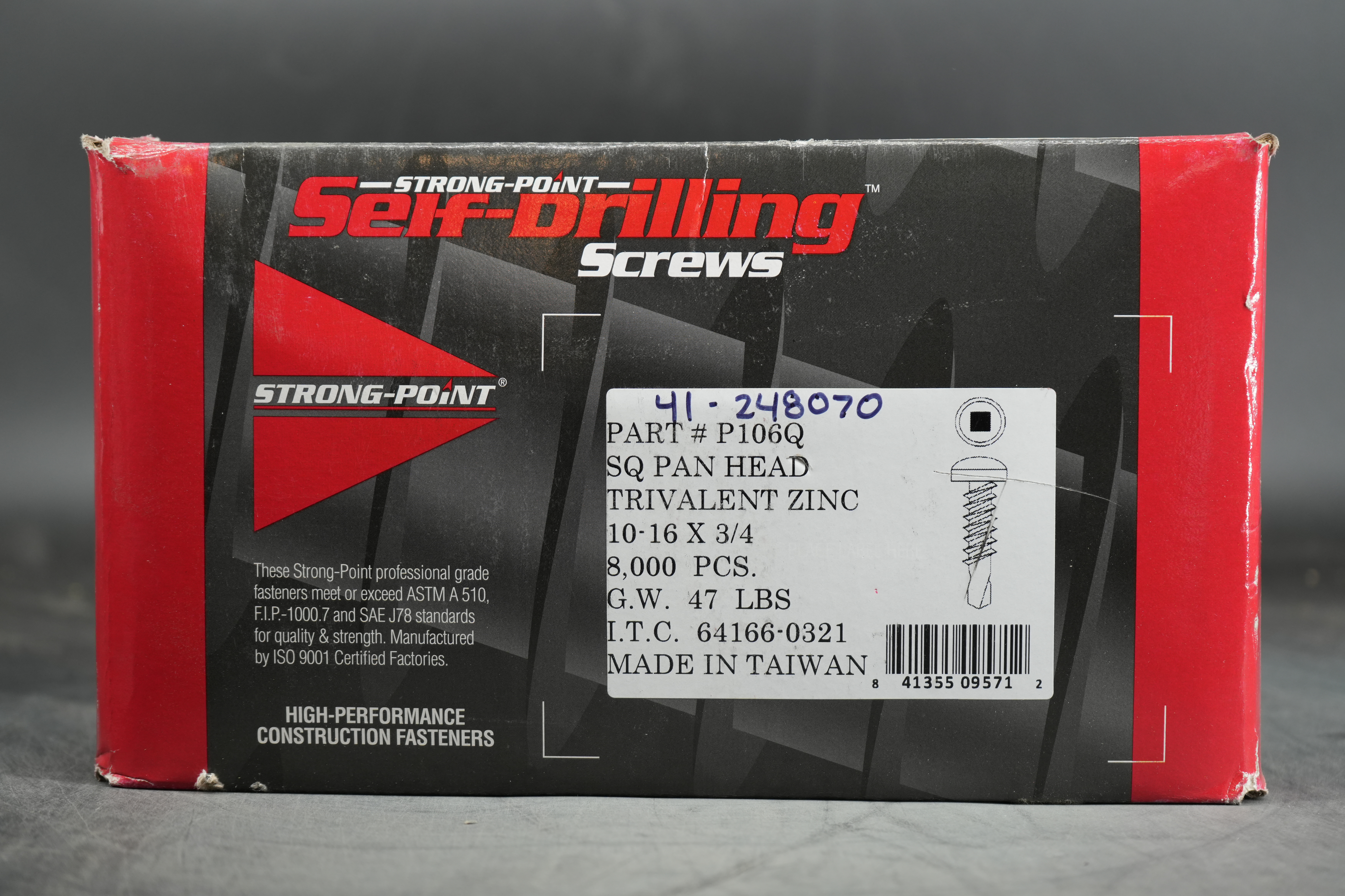 #10X3/4" PAN HEAD PHILLIPS SELF
