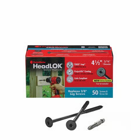 HEADLOK 4 1/2" HD WOOD SCREW