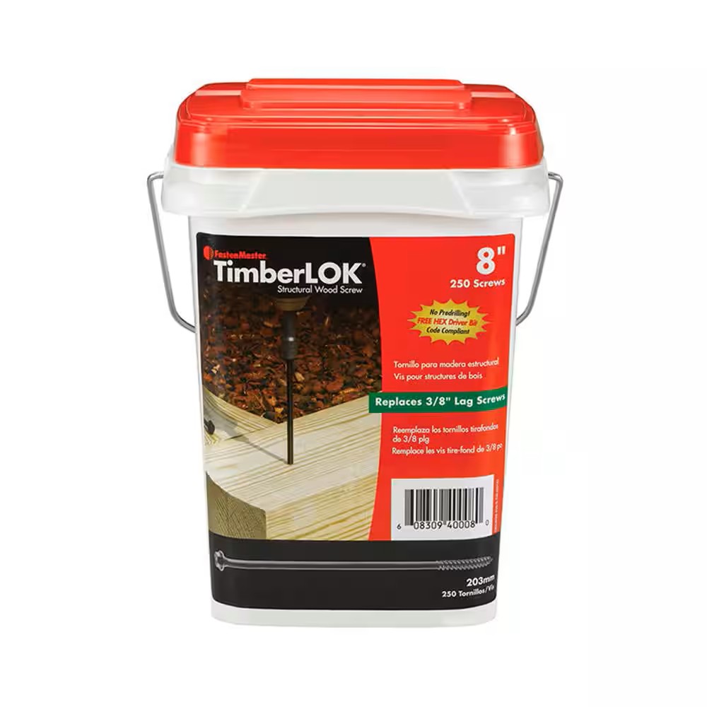 TIMBERLOK  8"HD WOOD SCREW
