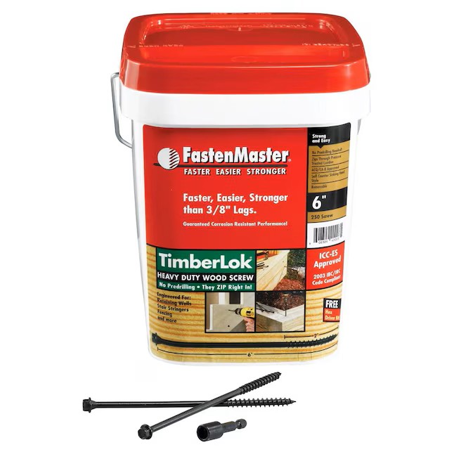 TIMBERLOK  6"HD WOOD SCREW
