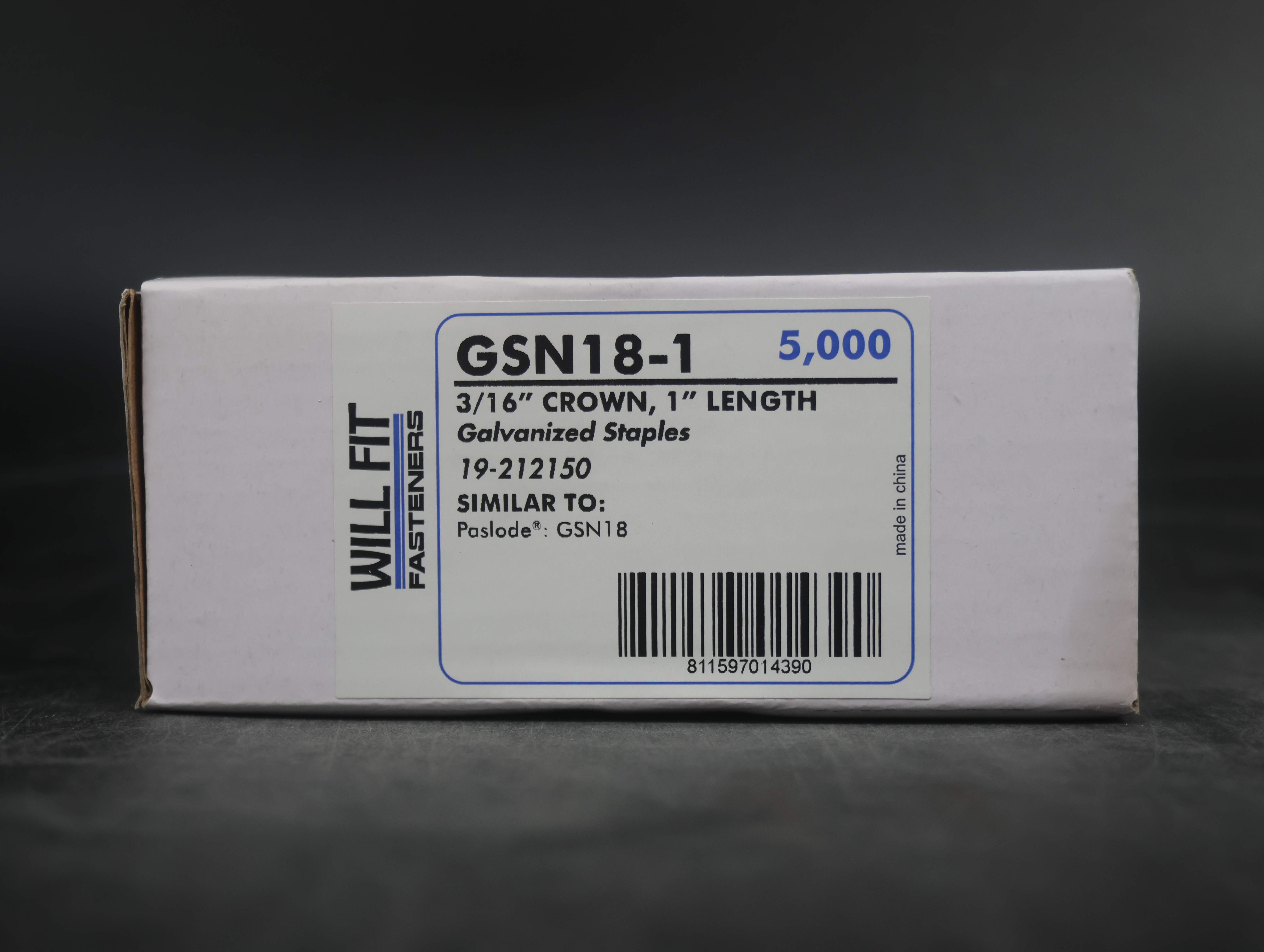 WILL-FIT GSN-18 1" 5M TYPE