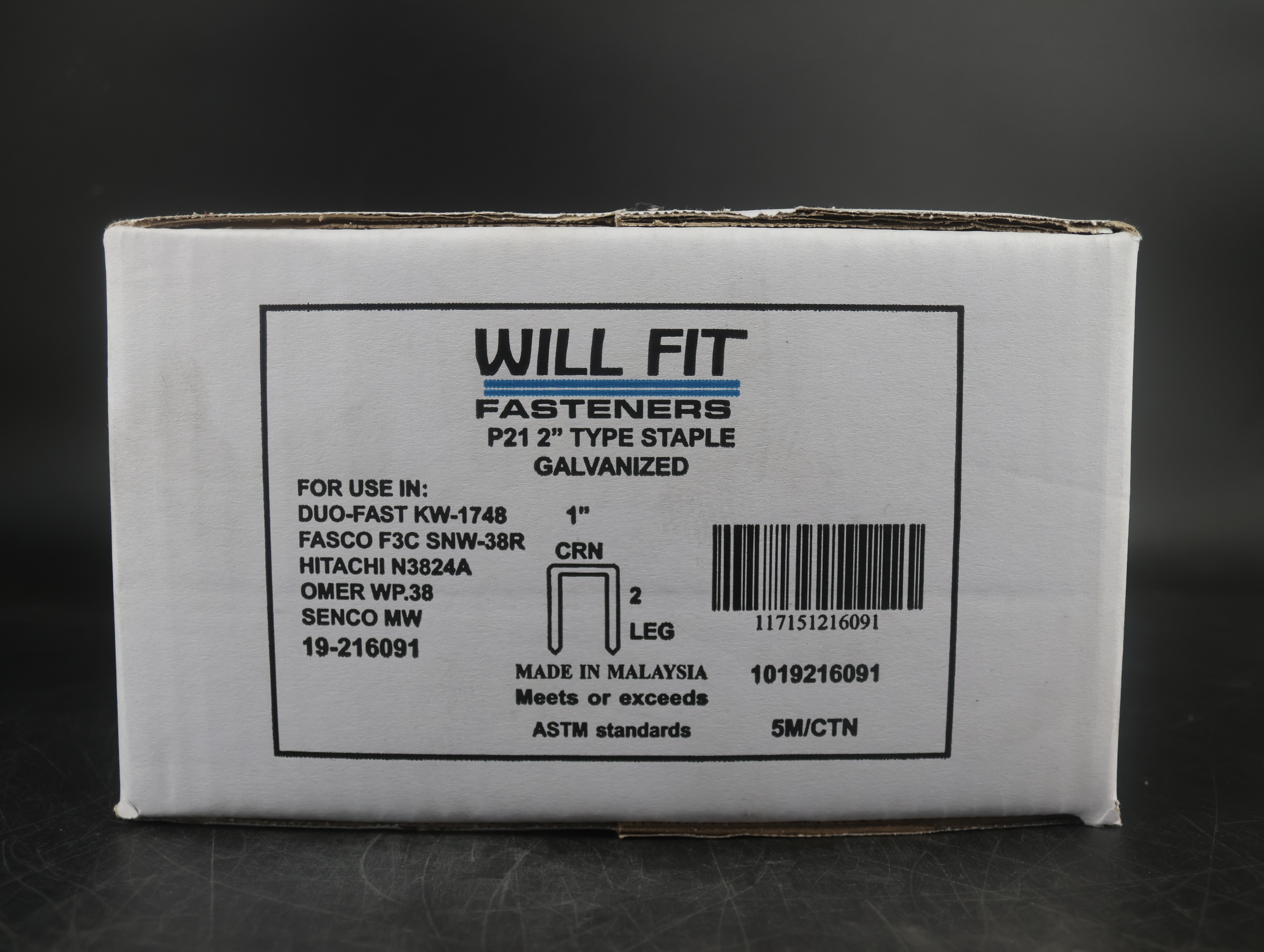 WILL-FIT P21 2" SENCO TYPE Wide Crown
