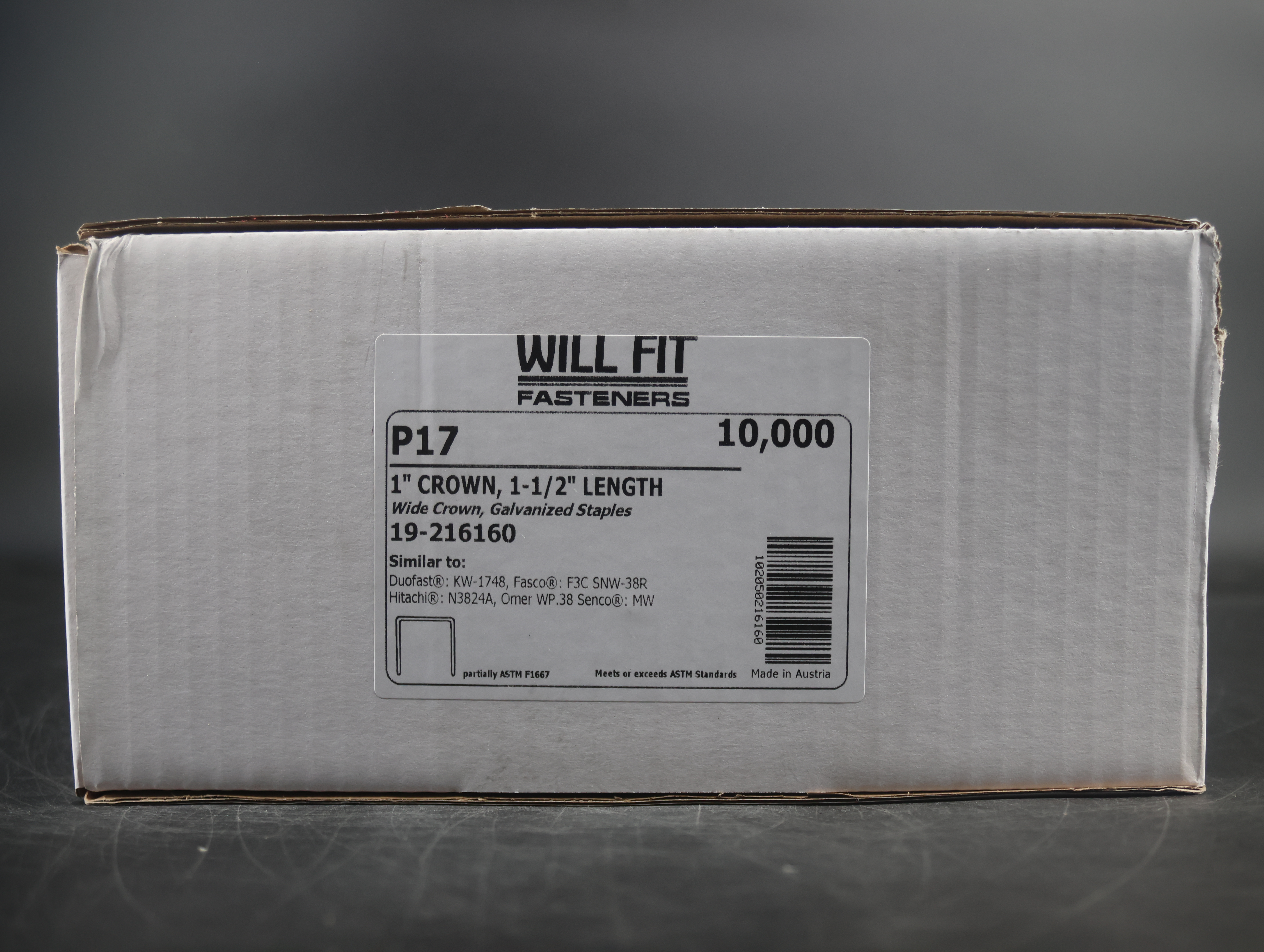 WILL-FIT P17 BAB 1-1/2" TYPE
