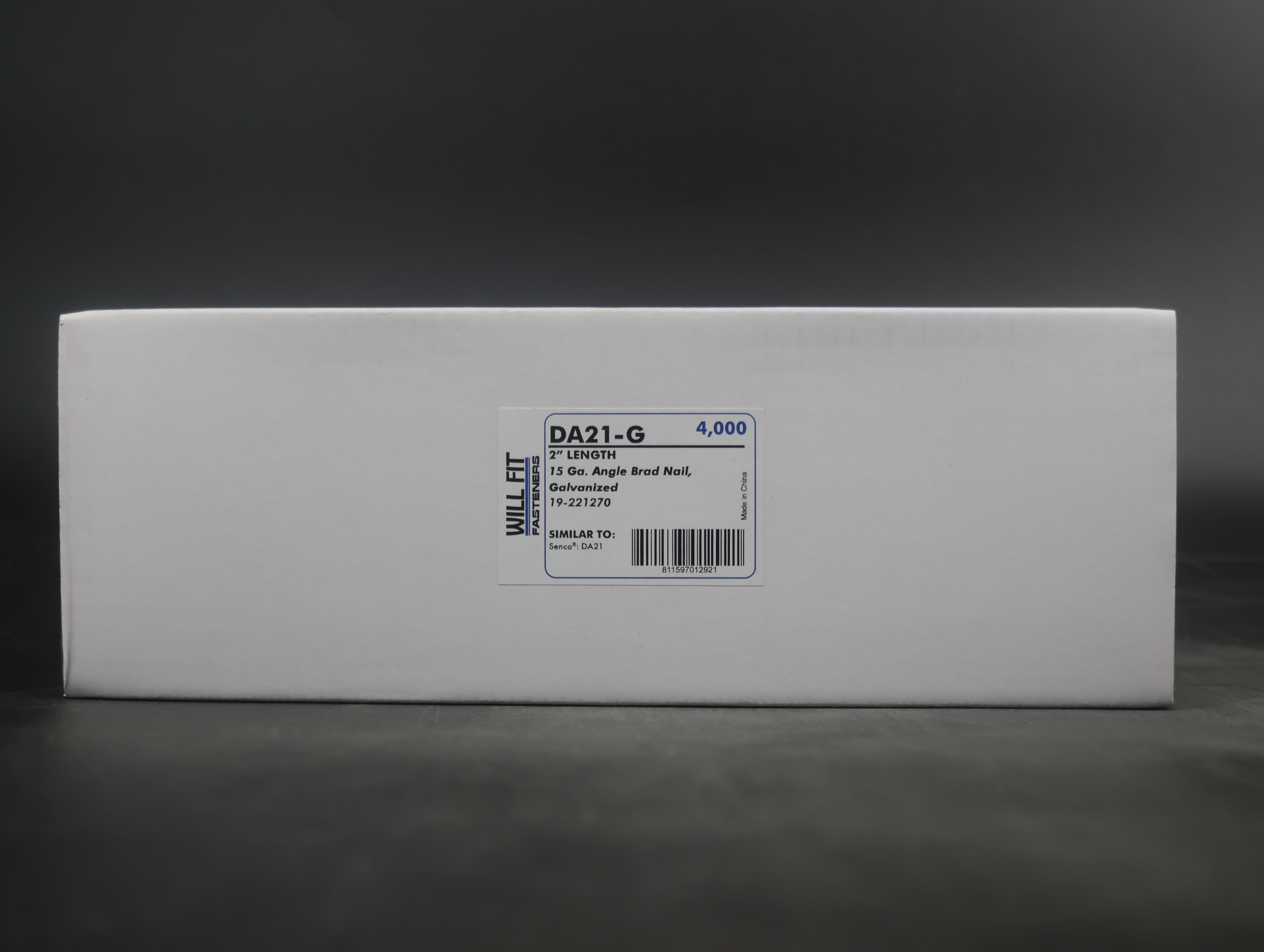 WILL-FIT DA-21 2" EG BRAD