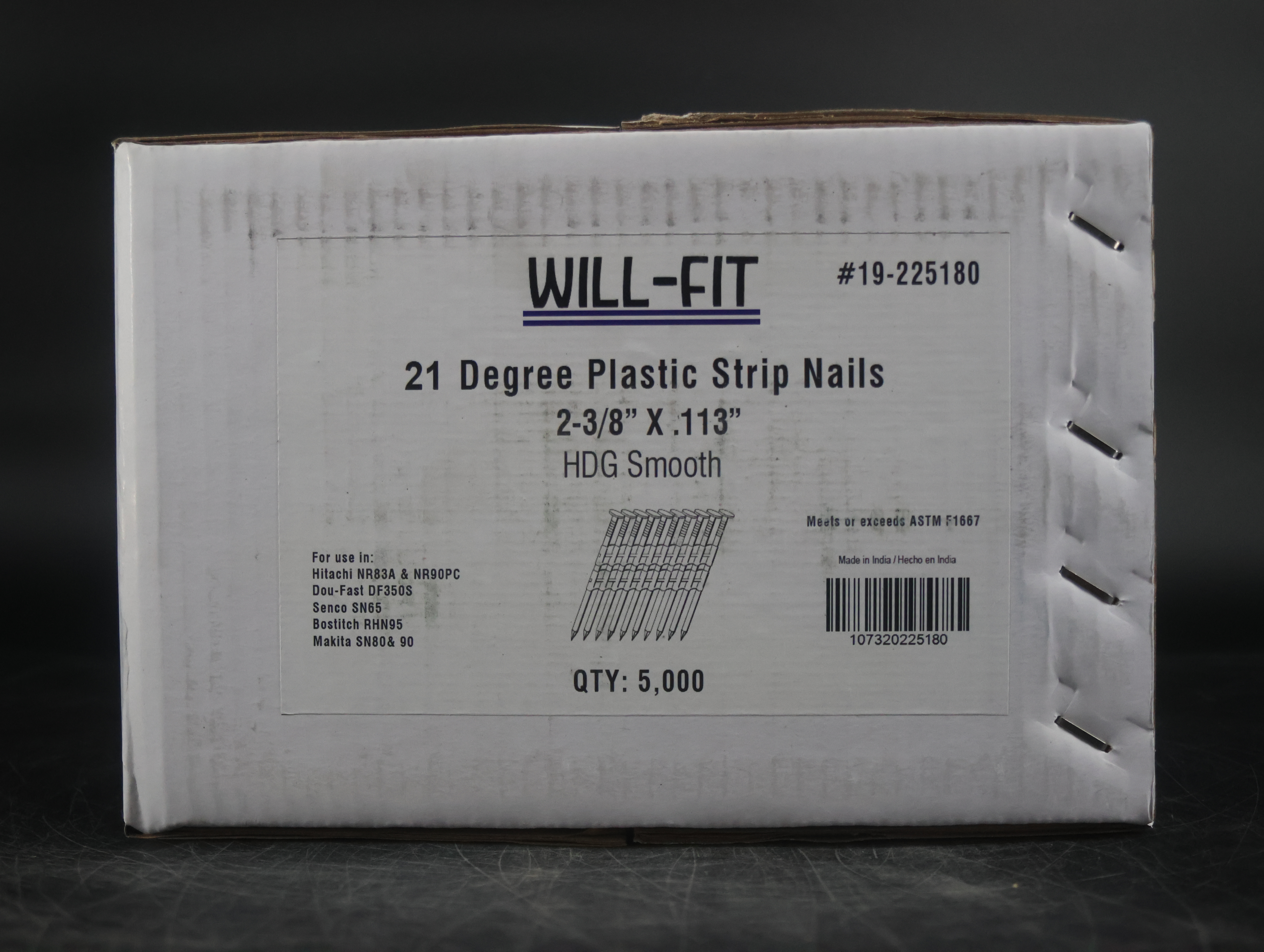 WILL-FIT 2-3/8X113 HDG Framing Nails