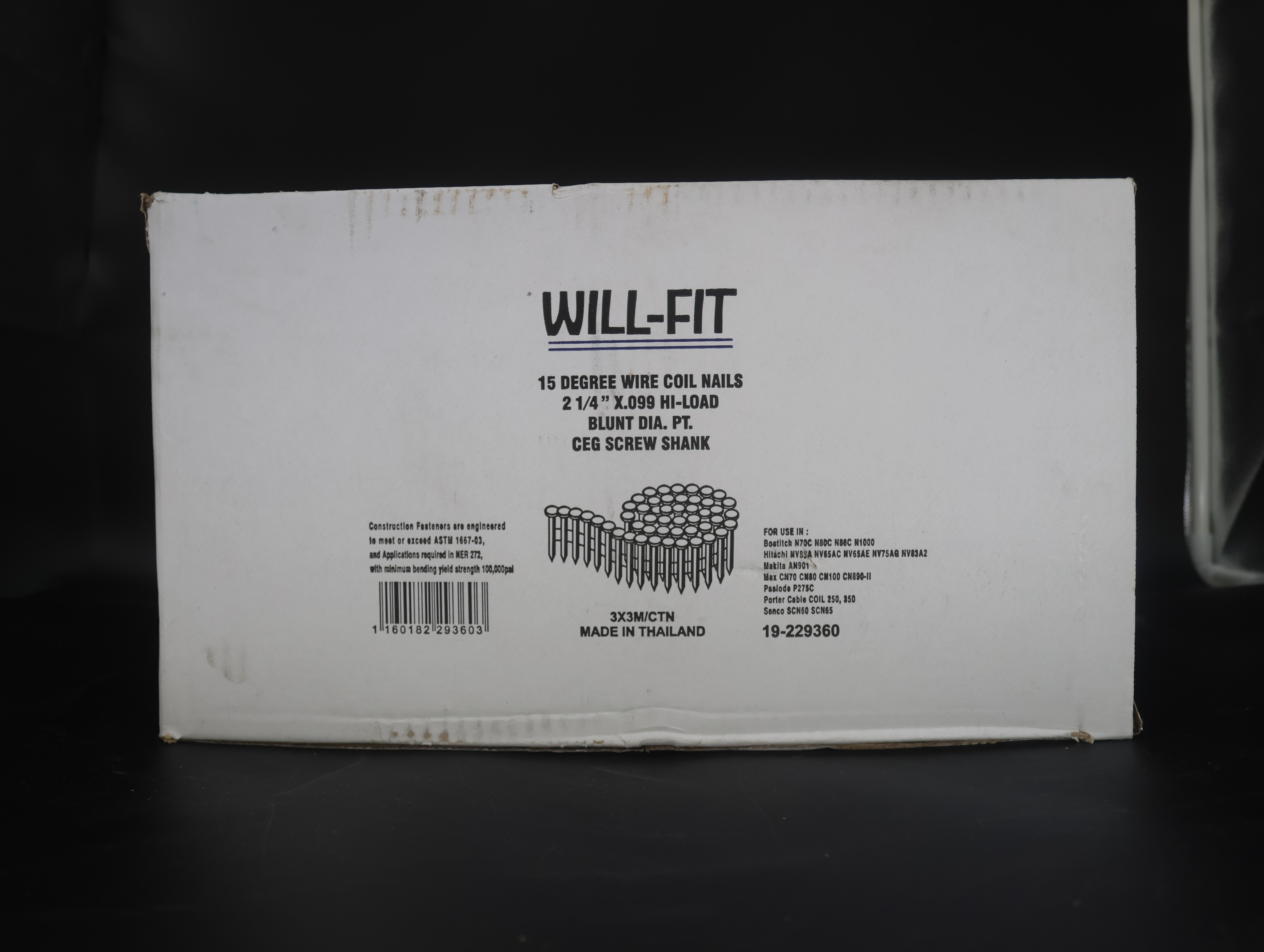 WILL-FIT 2-1/4" X .099 SREW SHANK